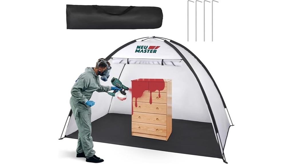 portable spray paint tent
