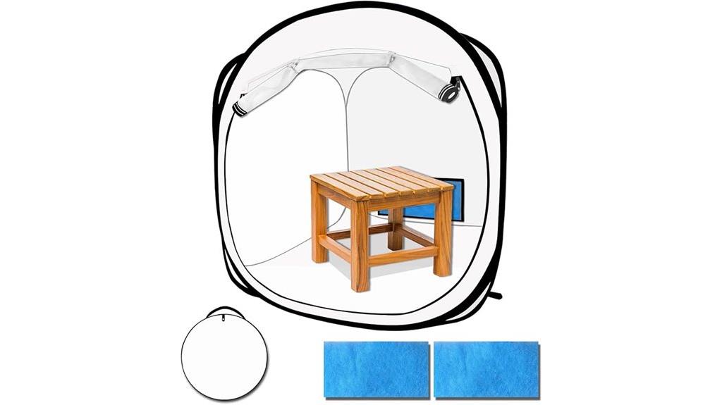 portable square paint booth