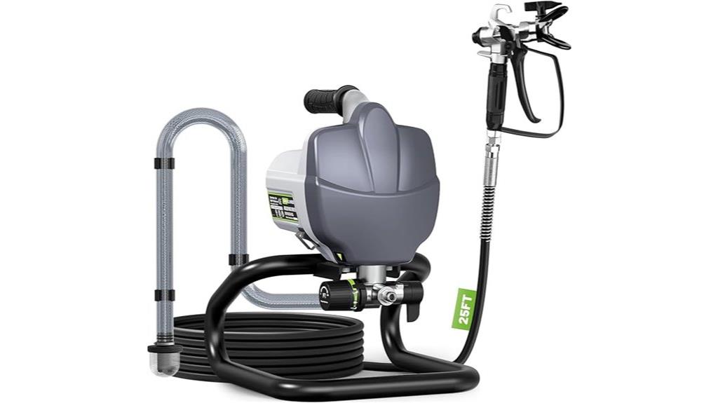 powerful 780w airless sprayer