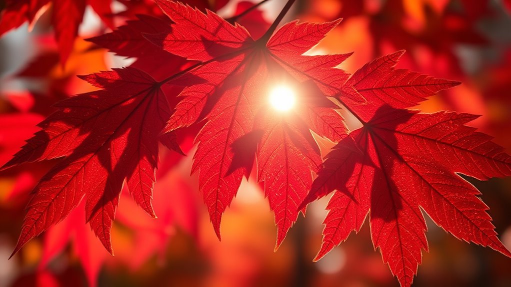 red pigments protect trees