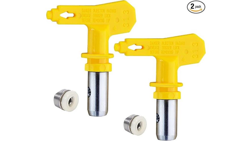 reversible spray nozzle tips