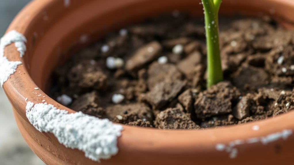salt buildup removal methods
