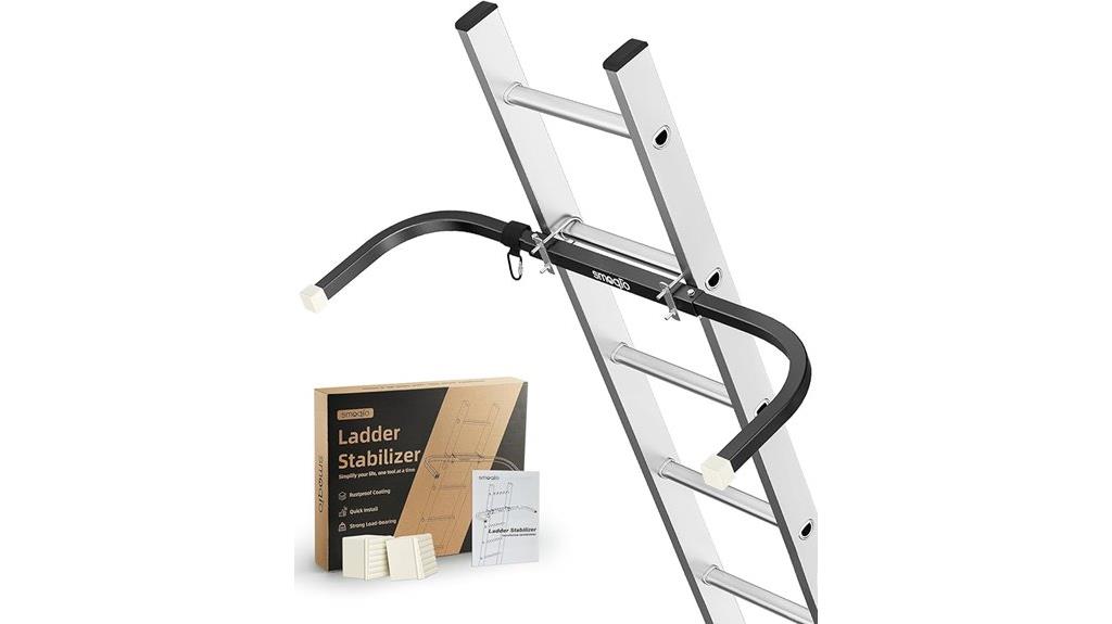 secure ladder with grip