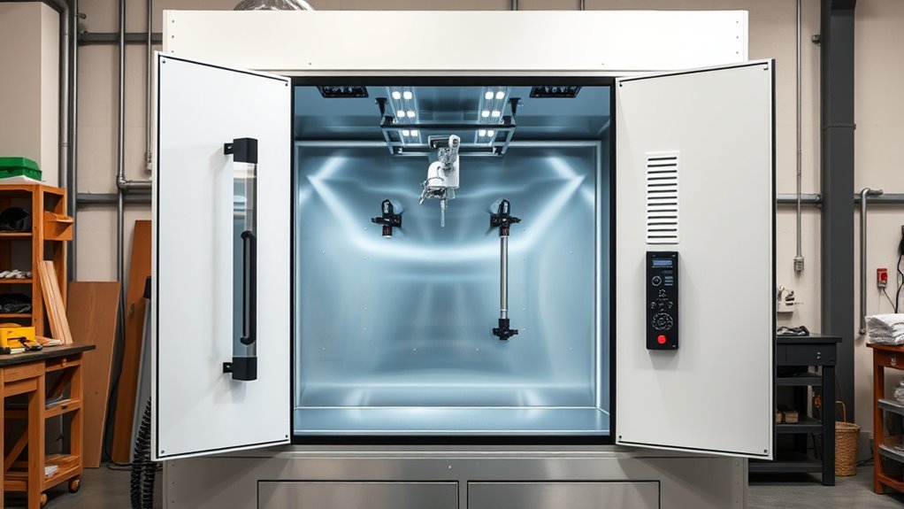 small parts spray booths