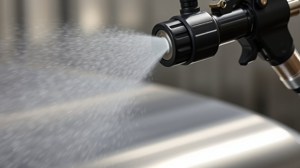 spray pressure and nozzle