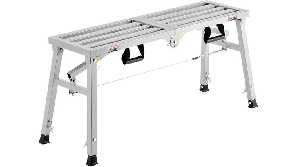 steel folding work platform