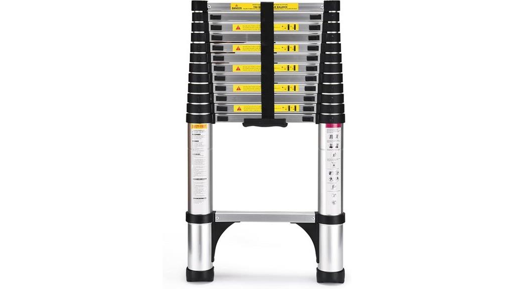 telescoping aluminum ladder