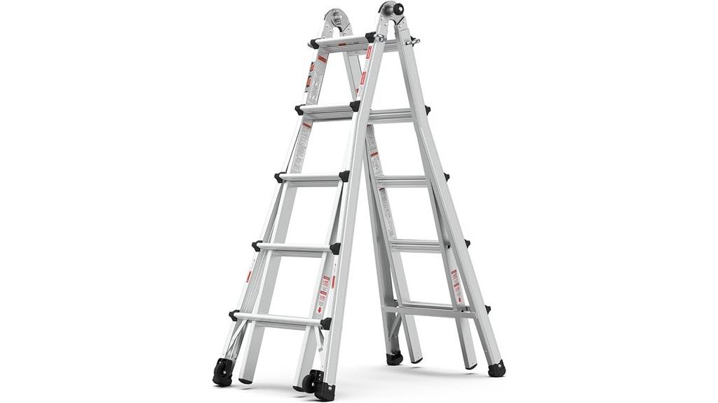 telescoping aluminum mobile ladder
