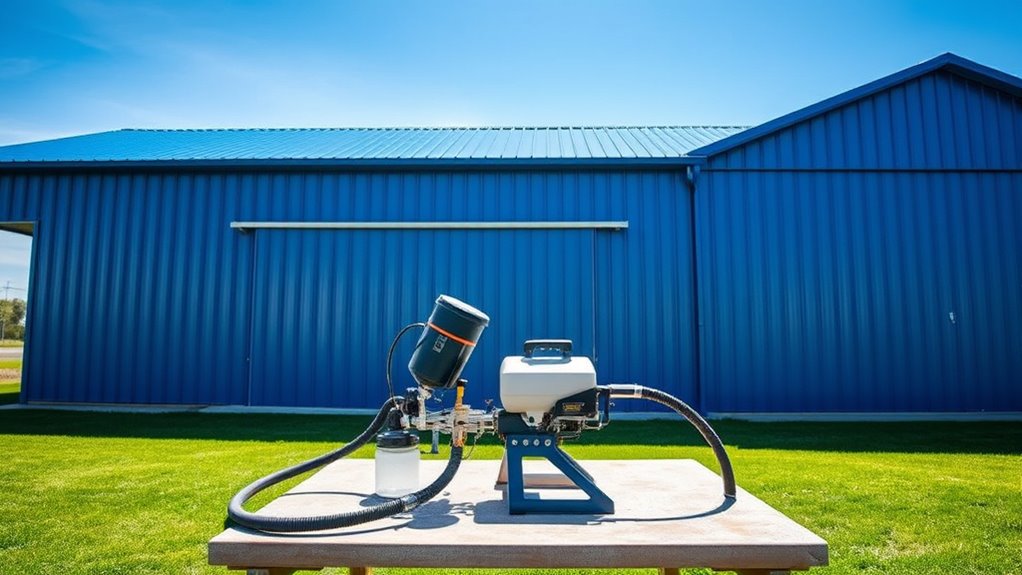 top airless sprayers for pole barns