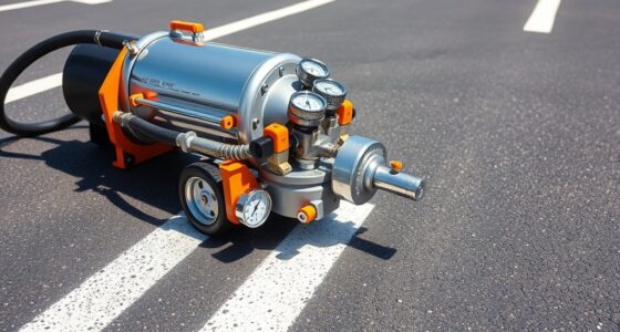 top airless striping machines