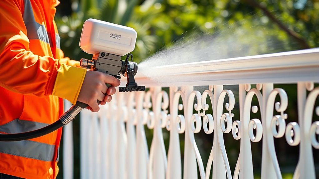top deck railing sprayers