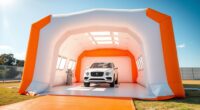 top inflatable vehicle paint booths