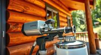 top log home paint sprayers