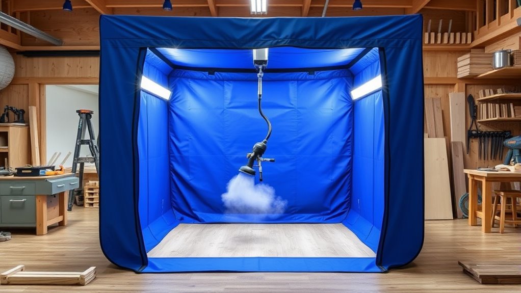 top pop up spray booths