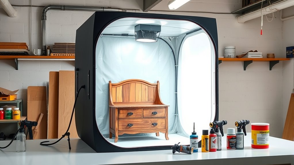 top portable furniture spray booths