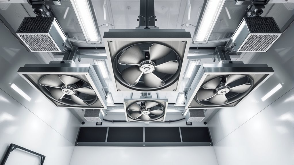 top spray booth fan kits