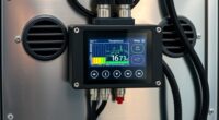 top spray booth temperature controls