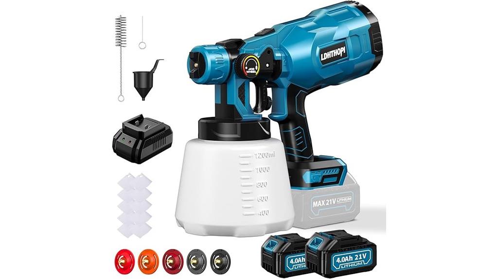 wireless 1000w hvlp sprayer