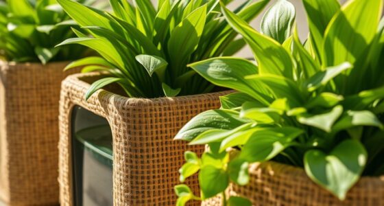 biodegradable self watering planters