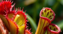 carnivorous plants meat adaptation