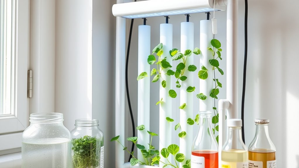 compact hydroponic indoor system