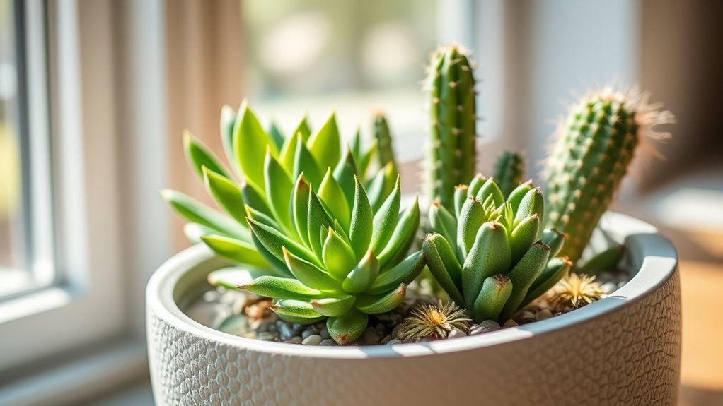 consistent watering healthy succulents