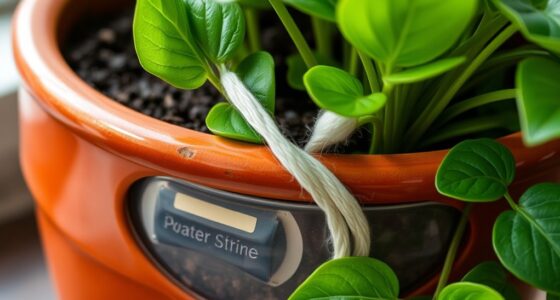 convert pots into self watering systems