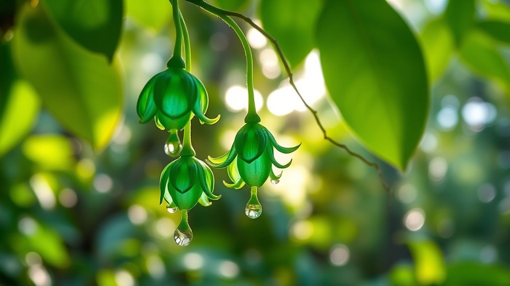 emerald jade vine bloom