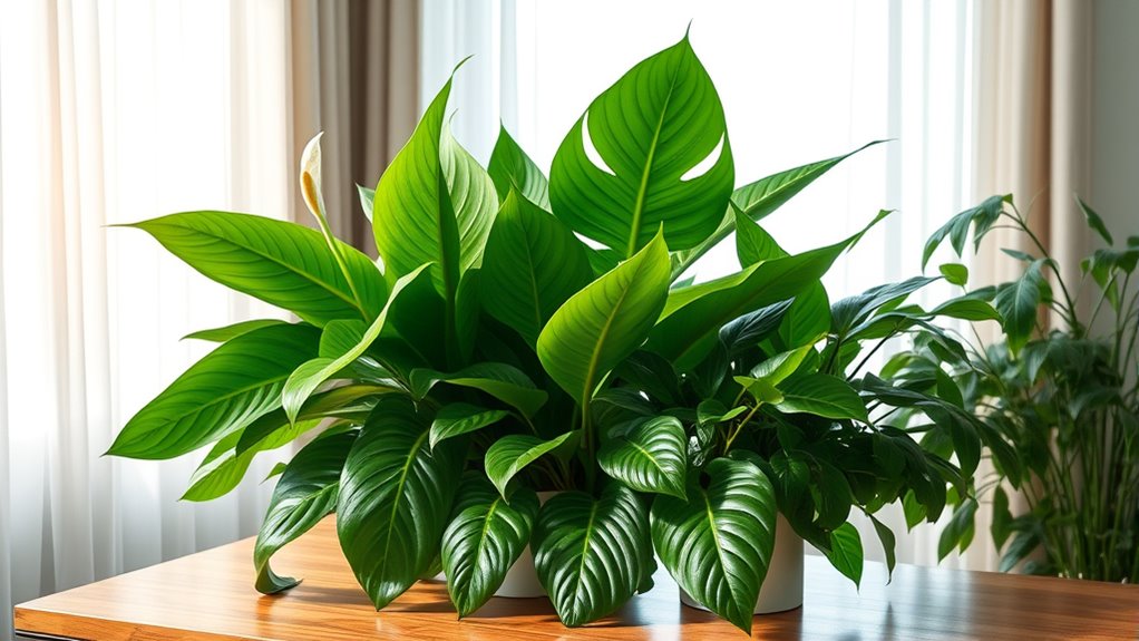 indoor plants improve air quality