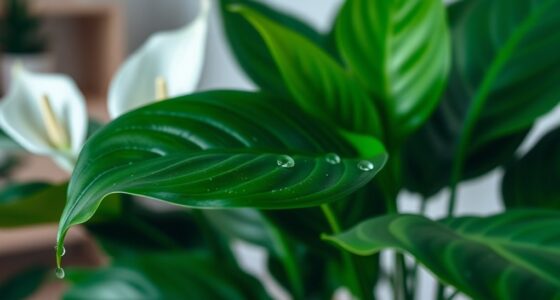 maintaining blooming peace lily