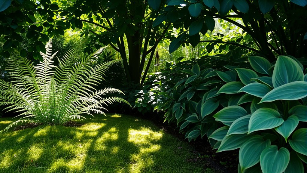 native shade plants thrive locally