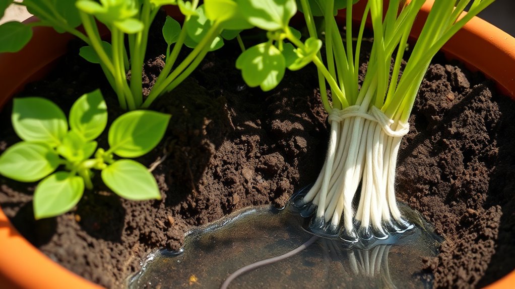 passive water transport system