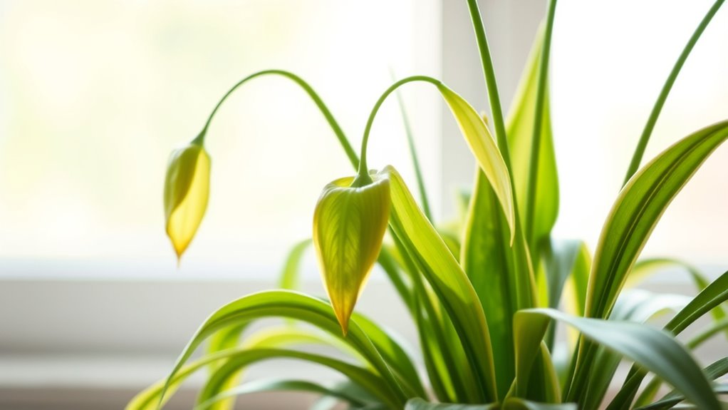 plant shows insufficient light