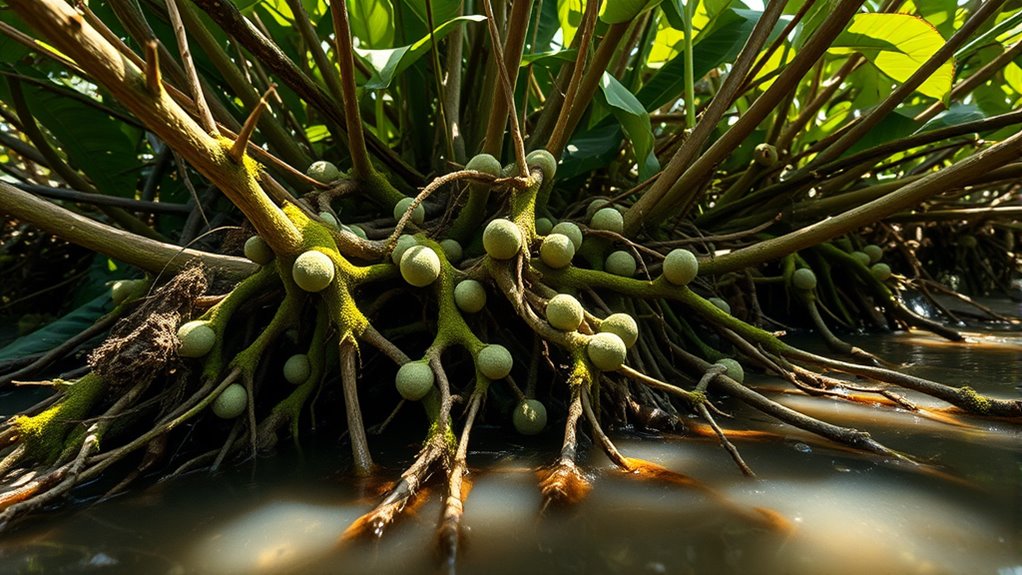 plants with specialized roots