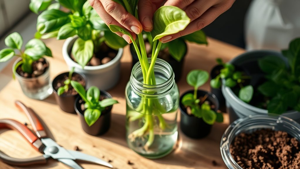 propagate houseplants successfully easily