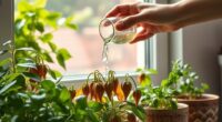 revive wilting indoor plants