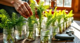 rooting houseplants from cuttings