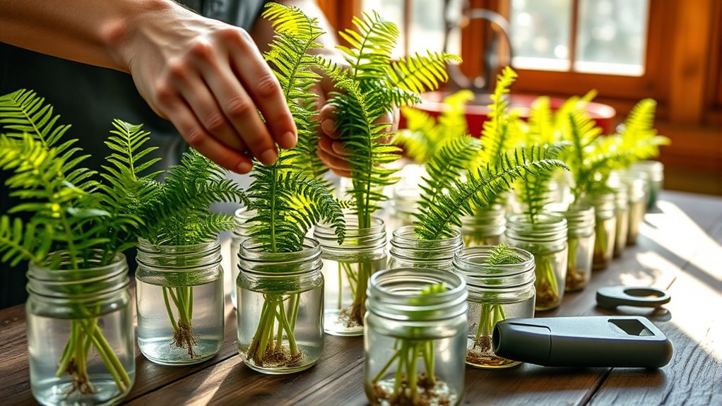 rooting houseplants from cuttings