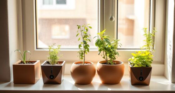 small apartment self watering pots