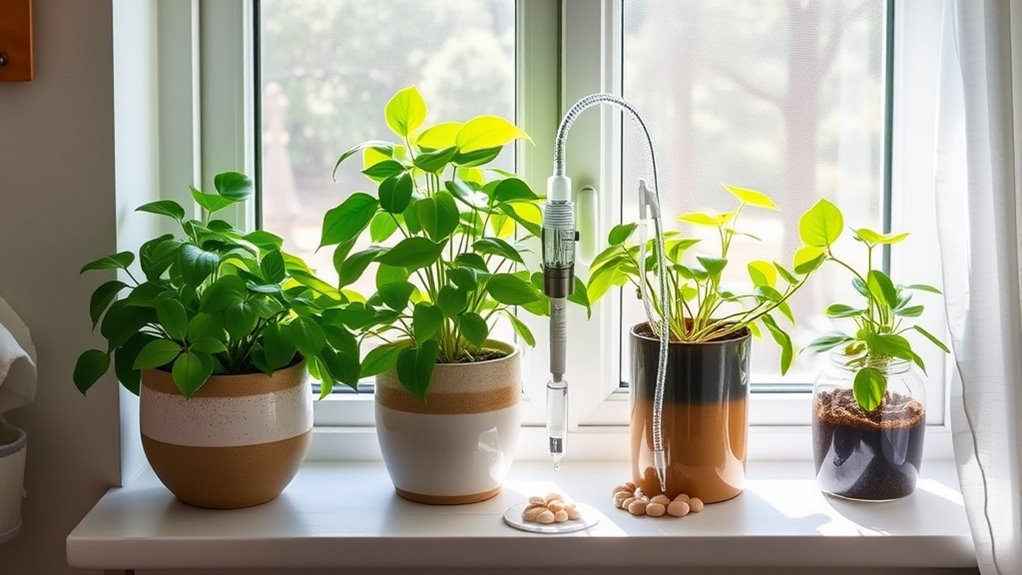 watering houseplants during travel