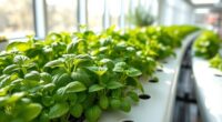 year round hydroponic herb cultivation