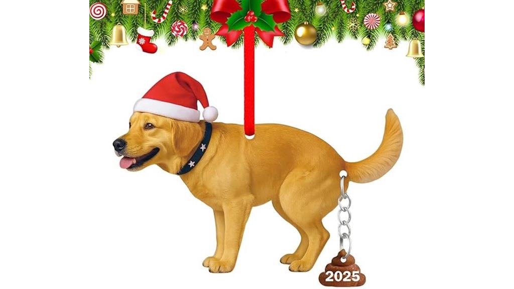 golden retriever ornament gift