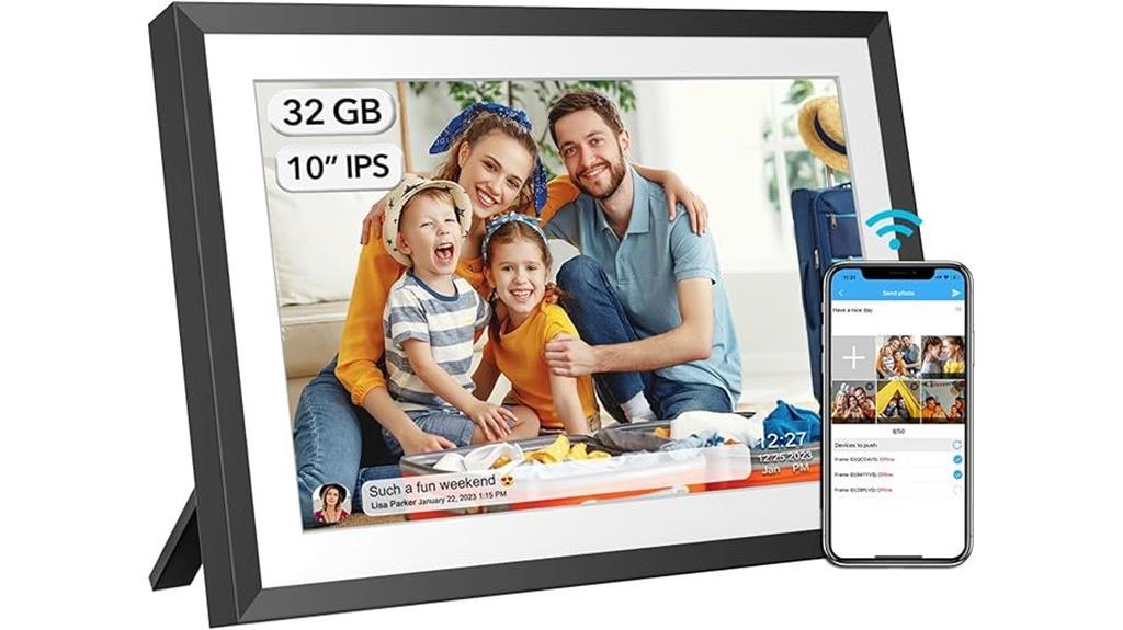 large 32gb touchscreen frame