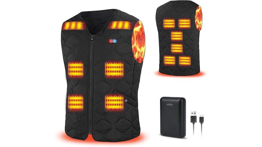 men s heated vest with battery