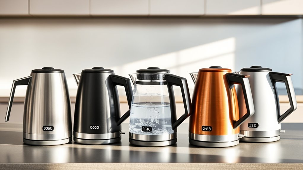 top electric kettles with adjustable temperature