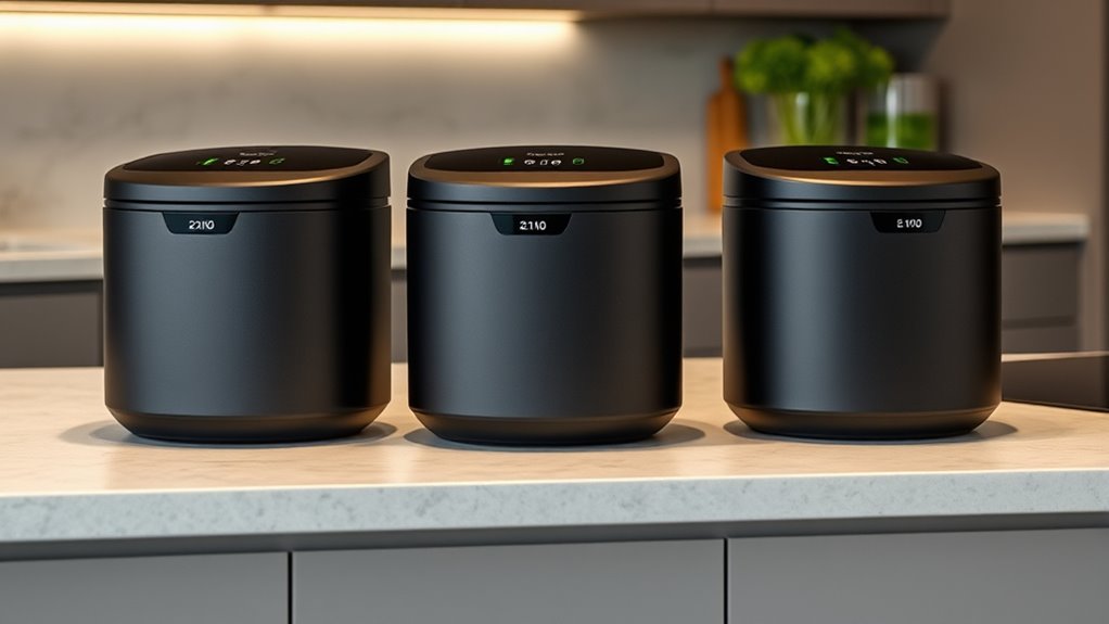 top electric kitchen compost bins