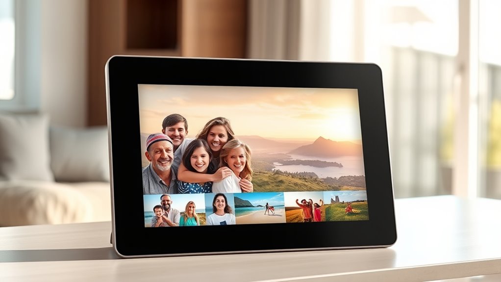 top email sending digital frames