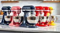 top kitchenaid mixer colors