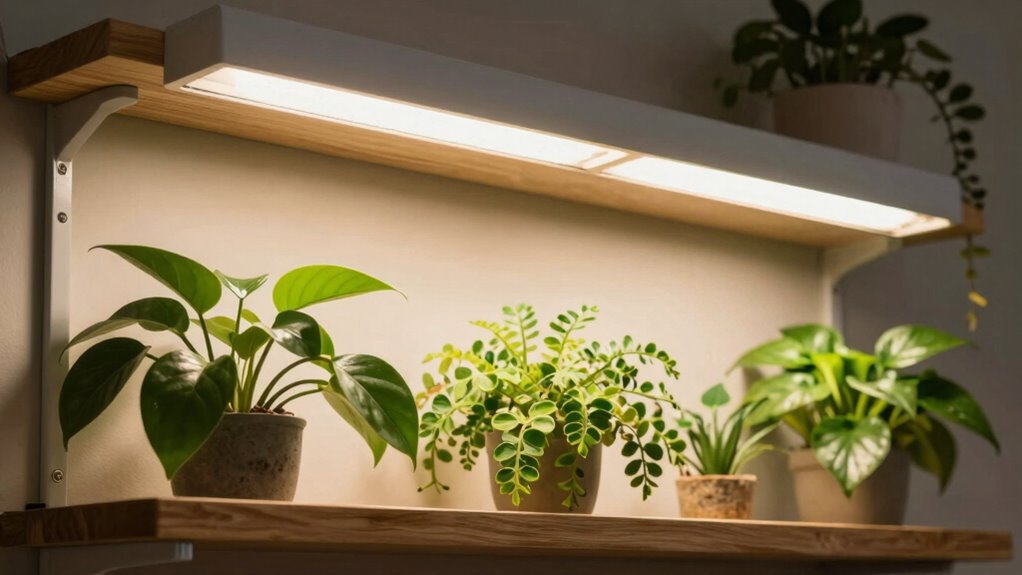 adjustable led grow light setup