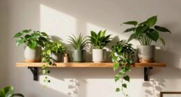 arrange shelves for optimal light